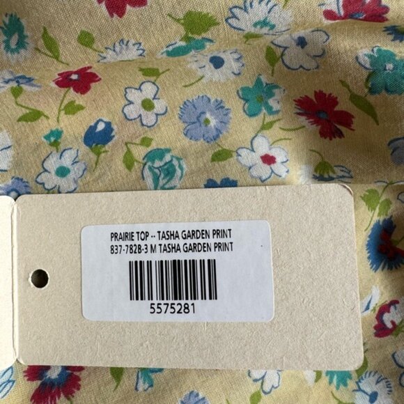 Size medium DÔEN Prairie Top - Tasha Garden Print - Picture 8 of 10